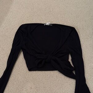 Forever 21 Black Long Sleeve Top